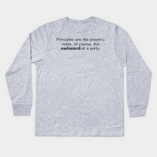 Downton Abbey; Violet Quote Kids Long Sleeve T-Shirt